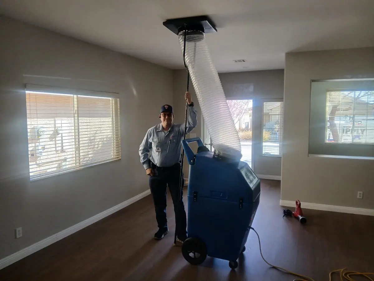 Professional Dryer Vent Cleaning work inside a Spanish Lake home